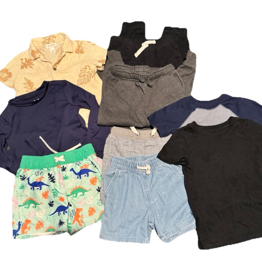 Cat and Jack Kids Clothing Bundle Toddler Boys 3T pants/jeans/top/shorts